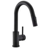 Cenosa modern bar sink faucet, angle view, matte black durable for daily use.