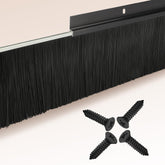 Cepia 4-pack garage door brush seal front view for exterior doors