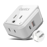 Ceptics PAK Kit 20W PD & QC front view for Thailand, portable power on the go