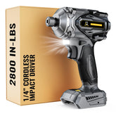 Cerycose cordless impact driver with DeWalt 20V compatibility for reuse of batteries.