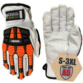 Cestus 3219 goatskin gloves palm close-up highlighting abrasion resistance for tough jobs