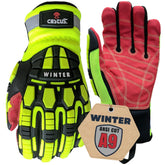 Cestus 5207 winter gloves with insulated cuff for cold outdoor work.