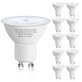 CFMASTER GU10 LED bulb with 650 lumens ideal for bright kitchen task lighting.