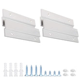 CFOFT French cleat 4-inch hanger close-up, aluminum build for secure wall mounting.