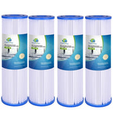 CFS 4-pack pleated polyester filters in packaging, ready for W34-PR systems.