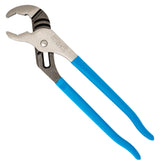 Channellock 442 tongue-and-groove plier with V-Jaw grips round and square objects firmly.