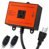 CHAOSEND 120V automatic vacuum switch front view with remote for hands-free control