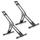 CHEPARK bike floor stand side view showing freestanding design for indoor use