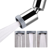 CHIATAOMA swivel faucet aerator with three-function nozzle for versatile kitchen use.