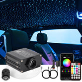 CHINLY Twinkle 650pcs fiber optics glow softly for a starry ceiling.