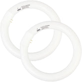 CHKADAWA FC8T9 22W round bulb emits bright 1400 lumens for kitchen and bath tasks.