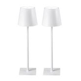 CHLORANTHUS 2Pack cordless lamps front view for versatile bedside lighting.