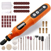CHOKMAX mini rotary tool with front LED light for precise engraving in dim spaces
