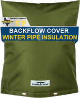 Cholila Cover backflow insulated 16x20 exterior cover keeps winter pipes warmer and protected