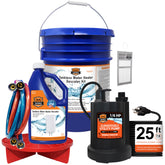 Chromex tankless flush kit contents for quick maintenance and longer heater life
