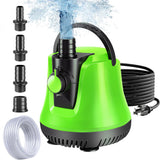 Chsuiwe sump pump submersible with adjustable flow for versatile drainage.