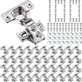 Chumia 100-pack soft closing hinges for quiet kitchen cabinet doors