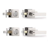 Cielsa Dawn heavy-duty lockset on a front entry door lever for secure access
