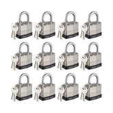 CINCINNO 40mm keyed-alike padlocks in a 12-pack securing gates and sheds.