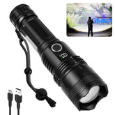 Cinlinso LED flashlight with wide illumination for outdoor visibility