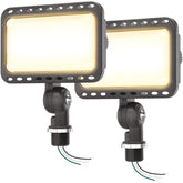 CINOTON 20W flood light exterior front view for bright outdoor illumination.