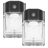 CINOTON 26W LED Wall Pack front view for broad outdoor illumination