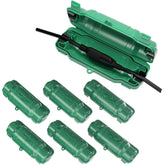 Cismorvex outdoor extension cord cover with locked latches keeps plugs secure outdoors.
