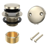 Citymoor all-metal tip-toe drain assembly for easy maintenance.