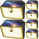 CLAONER wall-mount solar lights deliver reliable outdoor illumination at entryways.
