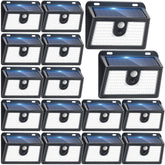 CLAONER solar motion sensor outdoor light front view delivers bright security illumination for yard and entry.