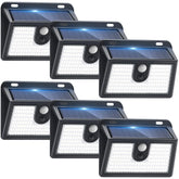 CLAONER solar motion-sensor outdoor lights front view providing bright entryway illumination