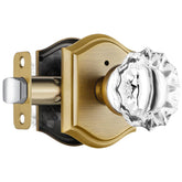 CLCTK glass door knob with privacy crystal for bedroom use