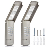 Cleantt garage keypad demonstrates compatibility with LiftMaster/Chamberlain/Craftsman models for easy entry.
