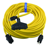 Clear Power CPCO90003 outdoor extension cord yellow, 100 ft, for long reach in outdoor projects.
