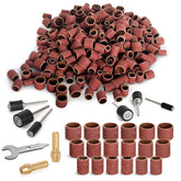 Clebay 600pcs sanding drums kit full set for versatile metal finishing.