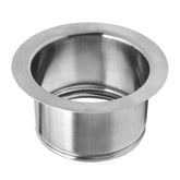 CLEESINK extended flange top view shows fit for 3-bolt disposals
