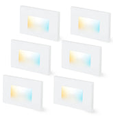 Cloudy Bay dimmable step light with 3 color options for stair illumination