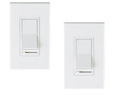 Cloudy Bay wall dimmer switch on wall plate with versatile 3-way control.