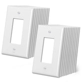CML Hardware oversized decorator wall plate covers gaps for a clean wall.