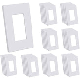 CML screwless wall plate close-up showing hidden screws for a seamless modern look