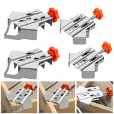 CNQLIS open-type 90-degree corner clamp for precise woodworking alignment.