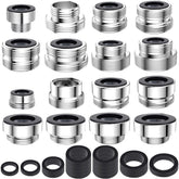 CNYMANY faucet adapter kit universal fit for standard faucets enabling versatile connections.