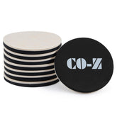 CO-Z 8pc felt furniture sliders under hardwood floor protectors for smooth movement