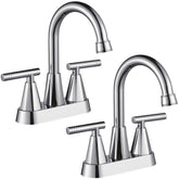 Cobbe faucet with 360-degree swivel spout for flexible cleaning reach.
