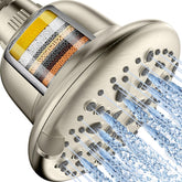Cobbe 16-stage filtered shower head for cleaner water and softer feel.