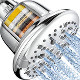 Cobbe filtered shower head with 7 modes for customizable showers.