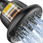 Cobbe Filtered Shower Head 7-Modes demonstrates versatile spray options for every family member.