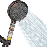 Cobbe filtered shower head panel purifies water for a refreshed shower.