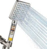 Cobbe filtered shower head with handheld unit showcases versatile filtration and easy spray control.