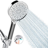Cobbe filtered shower head with handheld reduces chlorine for a cleaner rinse